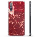Huawei P20 Pro Hybrid Suojakuori - Punainen Marmori