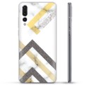 Huawei P20 Pro TPU Suojakuori - Abstraktin Marmori