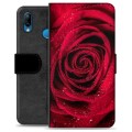Huawei P20 Lite Premium Lompakkokotelo - Ruusu