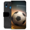 Huawei P20 Lite Premium Lompakkokotelo - Jalkapallo