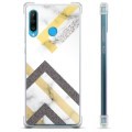 Huawei P30 Lite Hybrid Suojakuori - Abstraktin Marmori