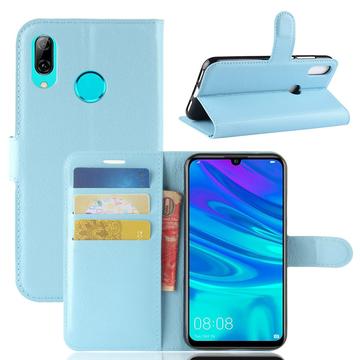 Huawei P30 Lite Lompakkokotelo Magneettisella Sulkijalla - Sininen