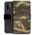 Huawei P30 Pro Premium Lompakkokotelo - Maastokuvionti