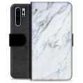 Huawei P30 Pro Premium Lompakkokotelo - Marmori