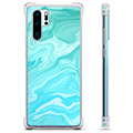 Huawei P30 Pro Hybrid Suojakuori - Sininen Marmori