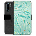 Huawei P30 Pro Premium Lompakkokotelo - Vihreä Minttu
