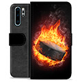 Huawei P30 Pro Premium Lompakkokotelo - Jääkiekko