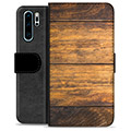 Huawei P30 Pro Premium Lompakkokotelo - Puu