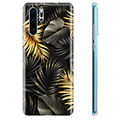 Huawei P30 Pro TPU Suojakuori - Kultaiset Lehdet