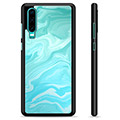 Huawei P30 Suojakuori - Sininen Marmori