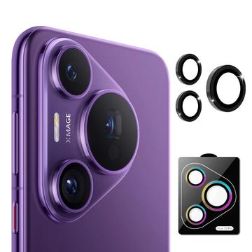 Huawei Pura 70 Pro/70 Pro+ Hat Prince Kameralinssin Panssarilasi Suojus - Musta