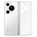 Huawei Pura 90 Pro Iskunkestävä silikonikotelo - Läpinäkyvä