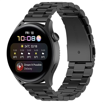 Huawei Watch 3/3 Pro Ruostumaton Teräsranneke