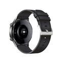 Huawei Watch GT 2/GT 2 Pro Aito Nahkaranneke - Musta