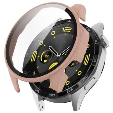 Huawei Watch GT 4 Muovikotelo Panssarilasi - 9Hlla Panssarilasi - 9H - 46mm - Ruusukulta