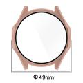 Huawei Watch GT 4 Muovikotelo Panssarilasi - 9Hlla Panssarilasi - 9H - 46mm - Ruusukulta