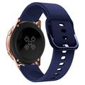 Huawei Watch GT2 Pehmeä Silikoniranneke - Tummansininen