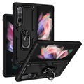 Samsung Galaxy Z Fold3 5G Hybridikotelo Jalustalla Metallinen - Musta