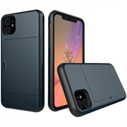 iPhone 11 Hybridikotelo Liukuvalla Korttipaikalla