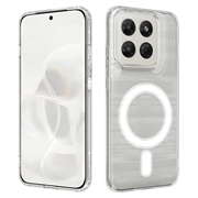 Motorola Moto G37/G37 Power/G47 Hybridikotelo - MagSafe-yhteensopiva - Läpinäkyvä