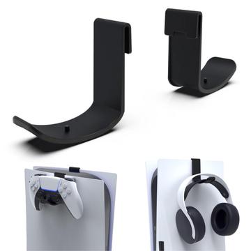 IPEGA PG-P5022 2Pcs Wall Mount Holder Bracket Hanger Storage Stand for PS5 Console Controller Controller Headset Support (kuulokkeiden tuki)