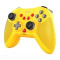 IPEGA PG-SW020 Bluetooth langaton peliohjain Gamepad kuudella akselilla ja kaksoismoottoritärinällä Nintendo Switchille/PS3:lle/Androidille/PC:lle - keltainen