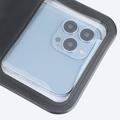 IPX8 vedenpitävä PVC-puhelinlaukku alle 9,5 tuuman kaksikerroksiselle matkapuhelimelle, joka on suljettu kuivapussi hihnalla - Cyan