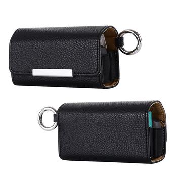 IQOS 3/3 DUO E-savukkeen nahkakotelo - musta