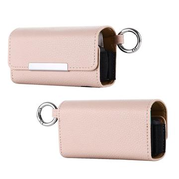 IQOS 3/3 DUO E-savukkeen nahkakotelo - vaaleanpunainen väri