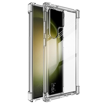 Imak Drop-Proof Samsung Galaxy S23 Ultra 5G TPU Suojakuori - Läpinäkyvä