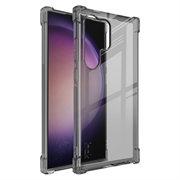 Samsung Galaxy S24 Ultra Imak Drop-Proof TPU Suojakuori - Läpinäkyvä Musta