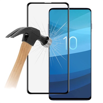 Imak Täysikokoinen Karkaistu Samsung Galaxy S10e Panssarilasi - 9H - Musta