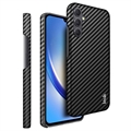 Samsung Galaxy A34 5G Imak Ruiyi Päällysteinen Suojakotelo - Hiilikuitu - Musta