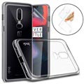 Imak Stealth 0.9mm OnePlus 6 TPU Suojakuori - Läpinäkyvä