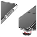 Imak UX-6 Series Samsung Galaxy Z Flip3 5G TPU-tapaus - Läpinäkyvä