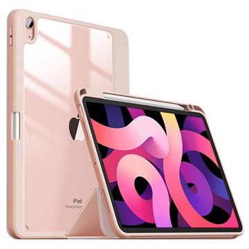 Infiland Crystal iPad Air 2020/2022 Folio Suojakotelo (Avoin pakkaus - Erinomainen) - Pinkki