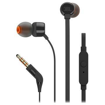 JBL Tune 110 Kuulokkeet Mikrofonilla - 3.5mm - Musta