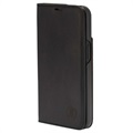 JT Berlin BookCase Tegel iPhone 13 Pro Max Läppänahkakotelo - Musta