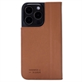 iPhone 15 Pro Max JT Berlin BookCase Tegel Läppänahkakotelo - Konjakki