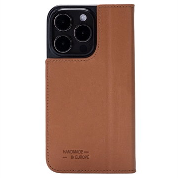 iPhone 15 Pro Max JT Berlin BookCase Tegel Läppänahkakotelo - Konjakki