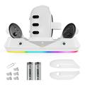 JYS MQ001 Oculus / Meta Quest 3 magneettiselle latausdockille RGB Light VR Headset Display Stand VR-tarvikkeet VR-tarvikkeet (Avoin pakkaus - Bulkki Tyydyttävä)