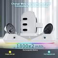 JYS MQ001 Oculus / Meta Quest 3 magneettiselle latausdockille RGB Light VR Headset Display Stand VR-tarvikkeet VR-tarvikkeet (Avoin pakkaus - Bulkki Tyydyttävä)