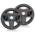 JYS-NS2261 Racing Wheel Duo Nintendo Switch 2 Joy-Con -ohjaimelle - Musta