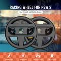 JYS-NS2261 Racing Wheel Duo Nintendo Switch 2 Joy-Con -ohjaimelle - Musta