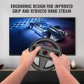JYS-NS2261 Racing Wheel Duo Nintendo Switch 2 Joy-Con -ohjaimelle - Musta