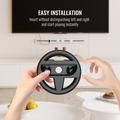 JYS-NS2261 Racing Wheel Duo Nintendo Switch 2 Joy-Con -ohjaimelle - Musta