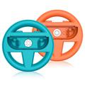 JYS-NS2261 Racing Wheel Duo Nintendo Switch 2 Joy-Con -ohjaimille - Sininen / Oranssi