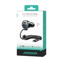 Joyroom JR-CL07 3-in-1 langallinen nopea autolaturi 72W - USB-C, USB-A - musta