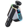 Joyroom JR-CL21 4-in-1 nopea autolaturi - USB-A QC3.0 & 2x USB-C PD - 150W - musta