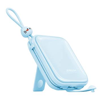 Joyroom JR-L008 Cutie Power Bank 10000mAh ja USB-C & Lightning kaapelit - 22.5W - sininen